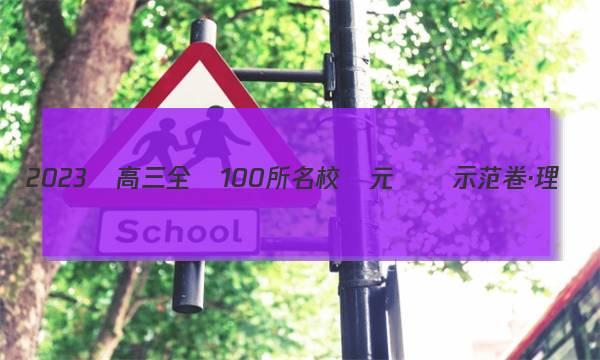 2023屆高三全國100所名校單元測試示范卷·理數(shù)[23·G3DY·數(shù)學(xué)-必考(理科)-Y](十三)13答案